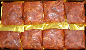 red coral sea cucumber meats cucumaria frondosa